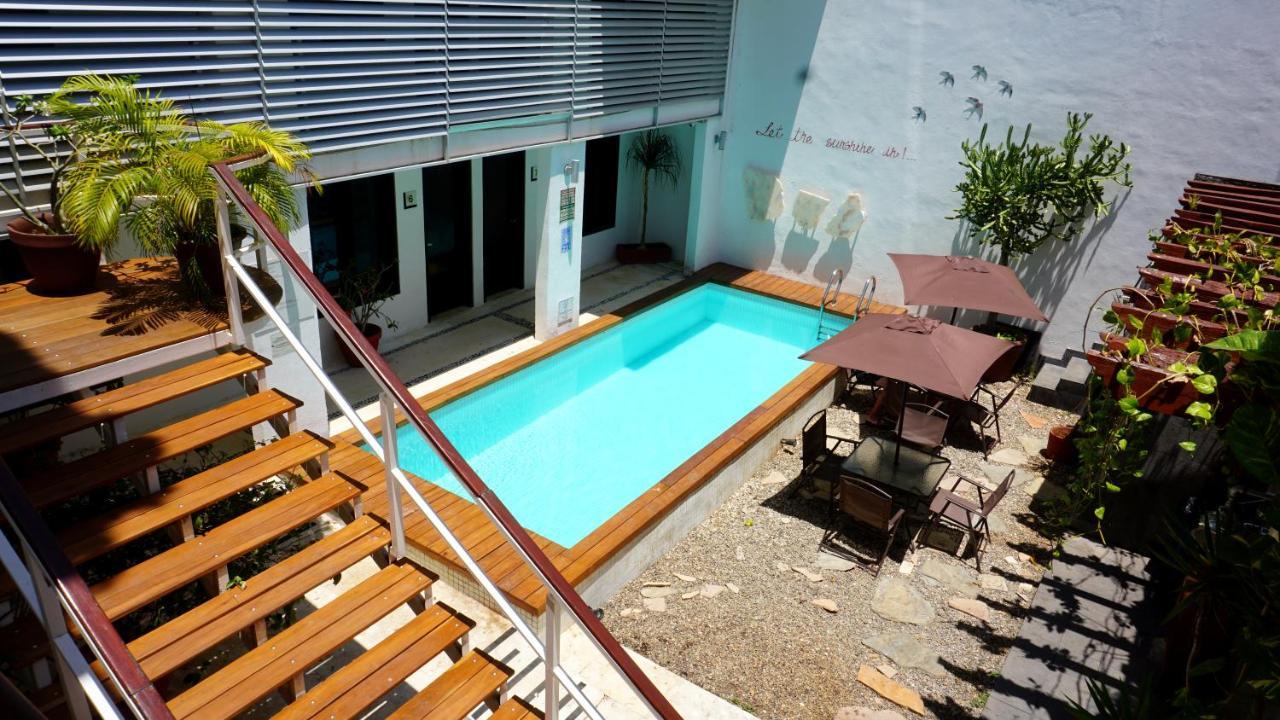 Casa Ticul Hotel Boutique - 5Th Ave (Adults Only) Playa del Carmen Exterior photo A swimming pool in a courtyard